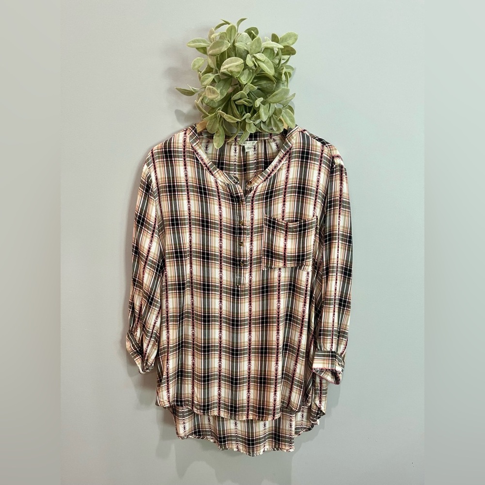 Cato Multicolor Plaid Shirt